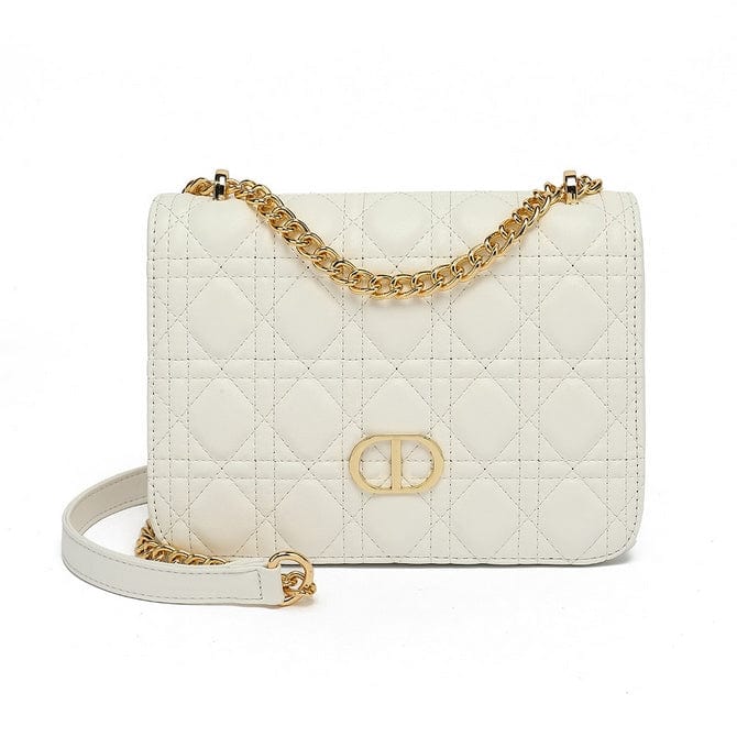 Celine Quilted Bag White