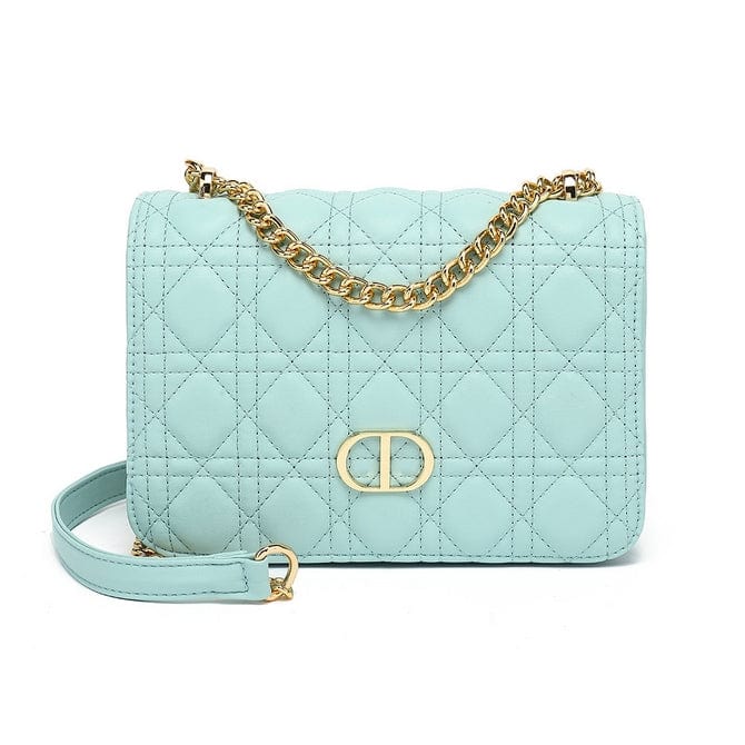 Celine Quilted Bag Blue