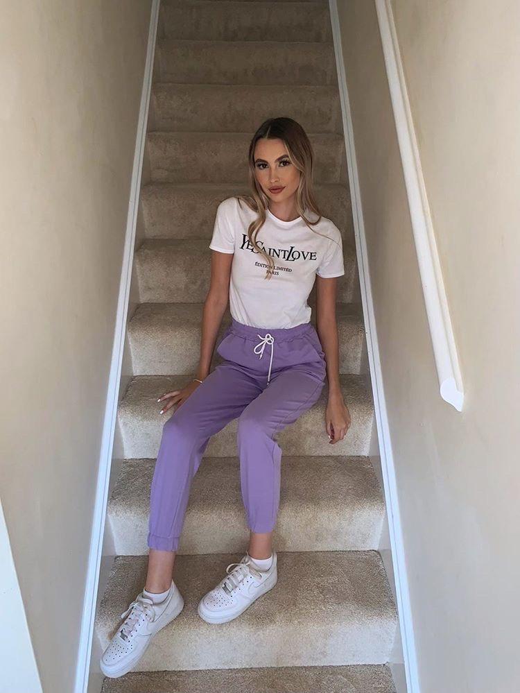 Paris Lilac Joggers