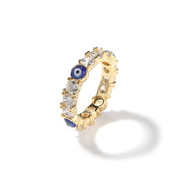 Gold Nazar Ring