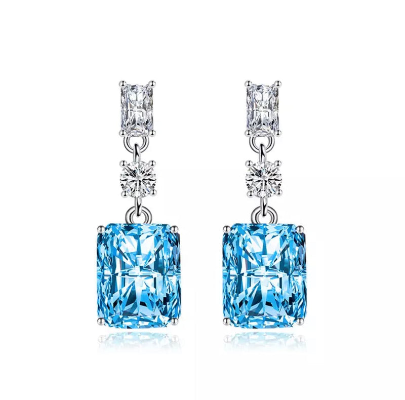 Frankie Earrings - Blue