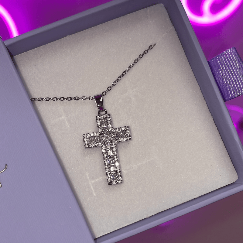 Celeste Cross Necklace