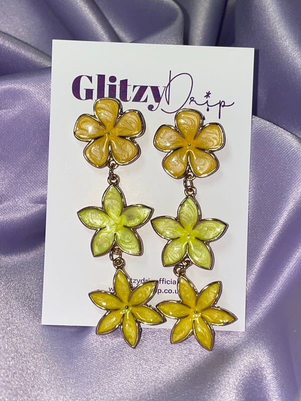 Yellow Petra Earrings
