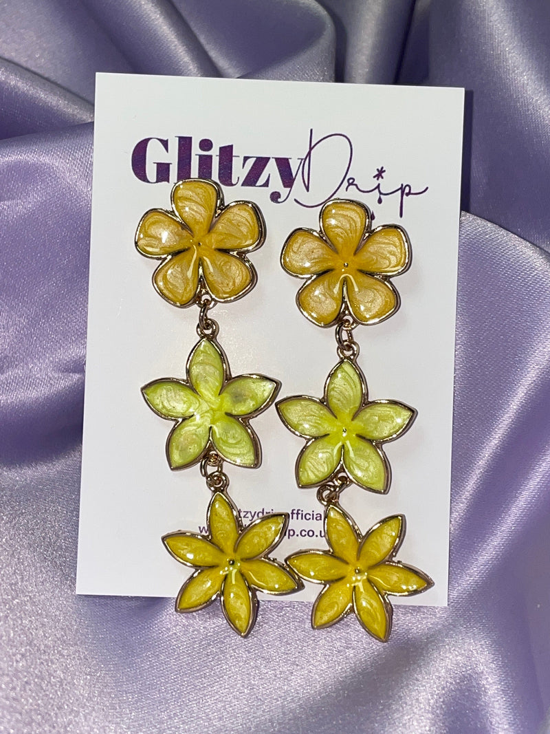 Yellow Petra Earrings