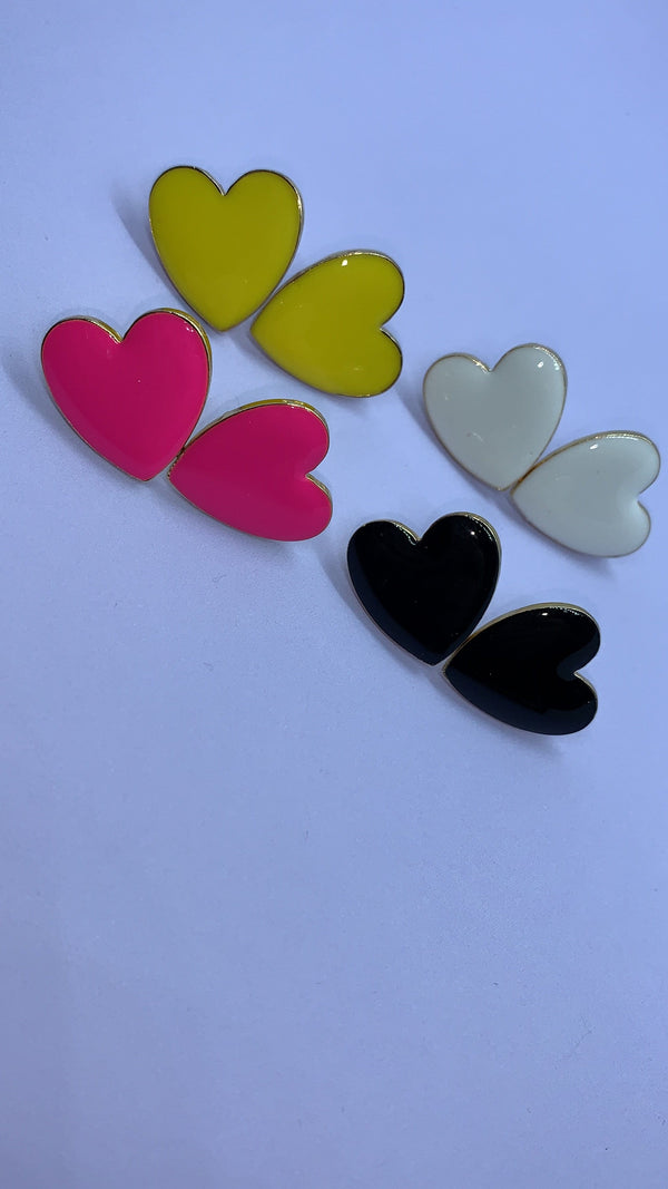 Lucy Heart Studs