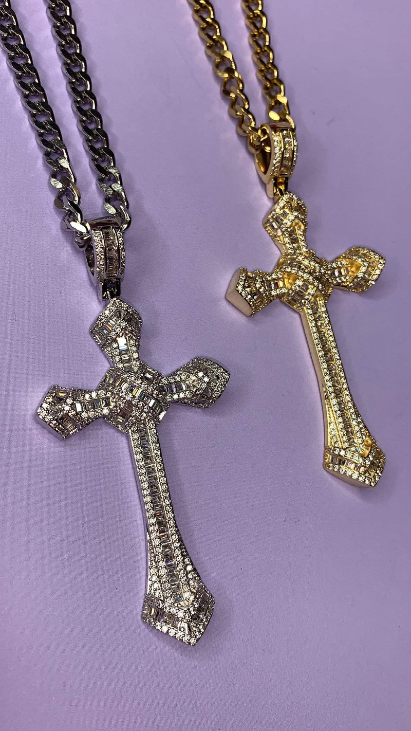 Zeta Cross Necklace