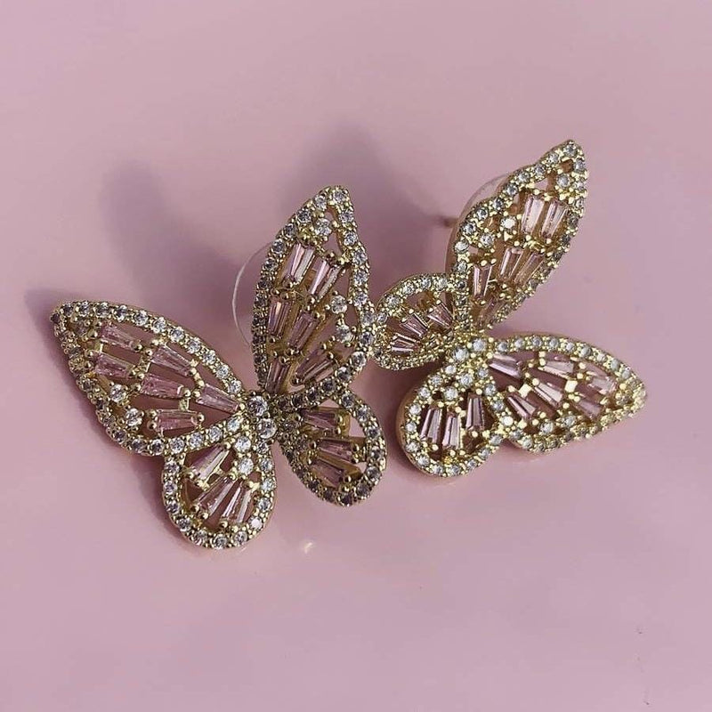 Flutter Earrings - Gold