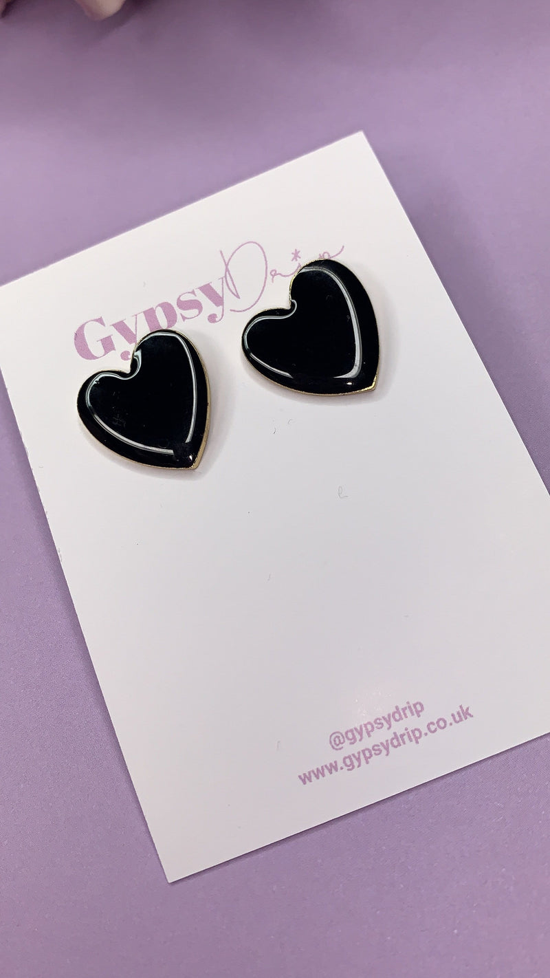 Lucy Heart Studs