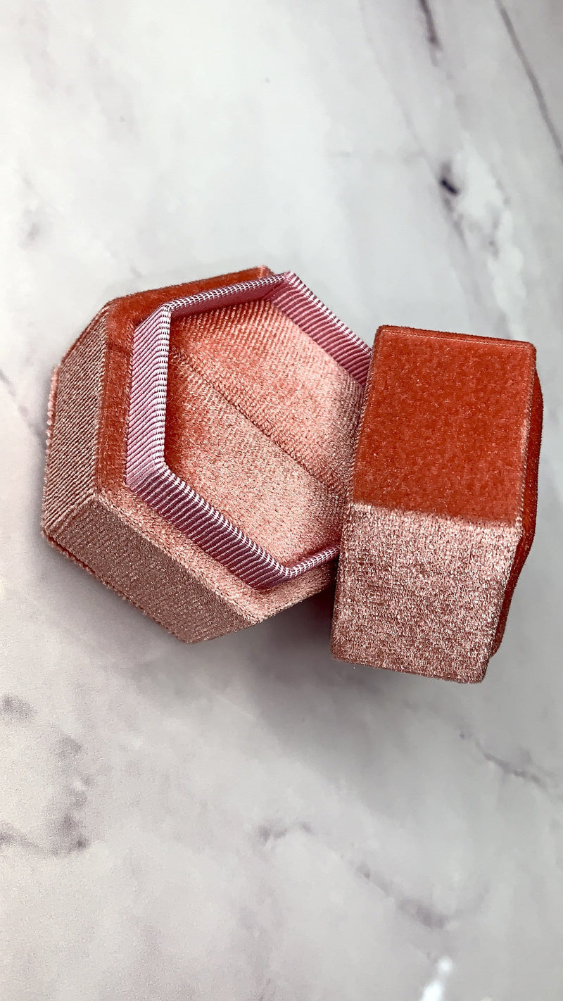 Luxe Pink Ring Box