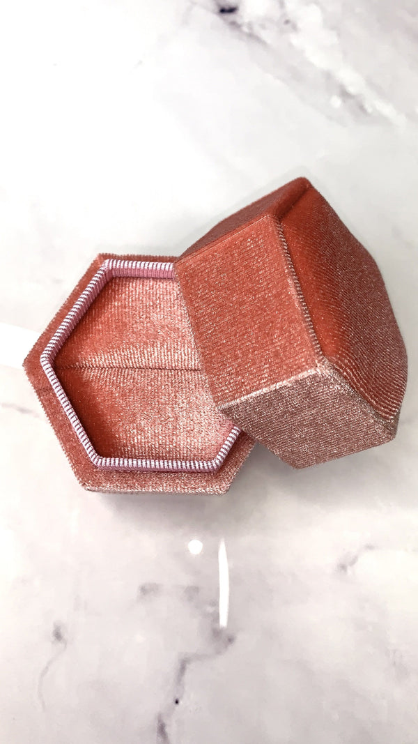 Luxe Pink Ring Box
