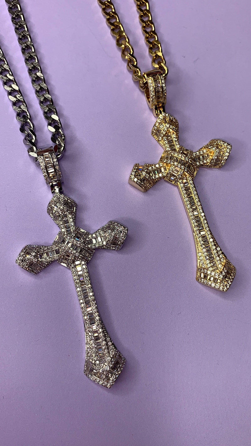 Zeta Cross Necklace