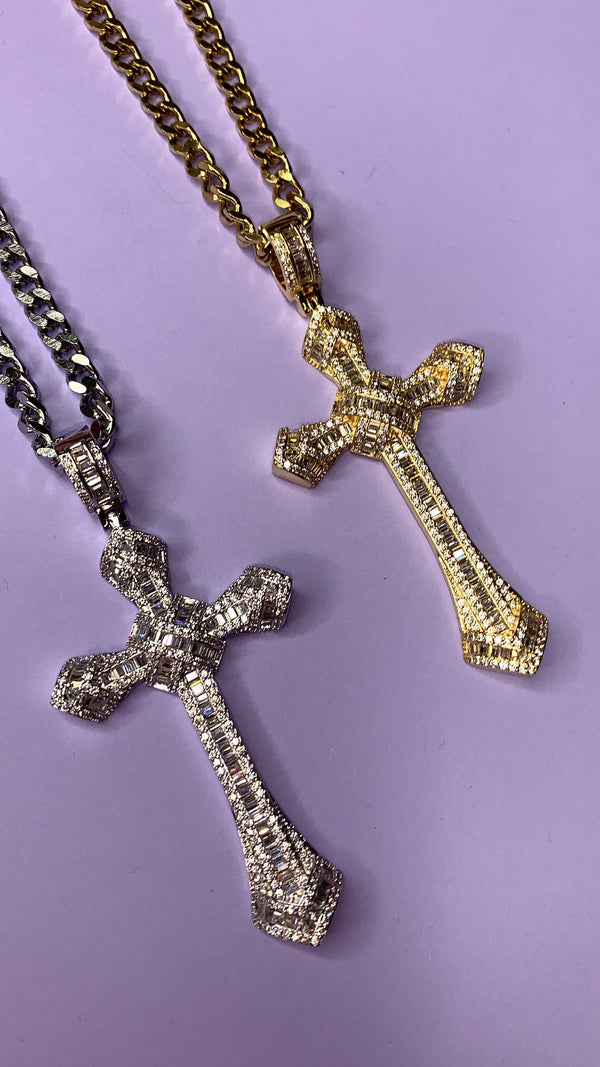 Zeta Cross Necklace