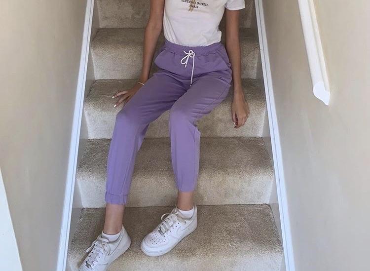 Paris Lilac Joggers